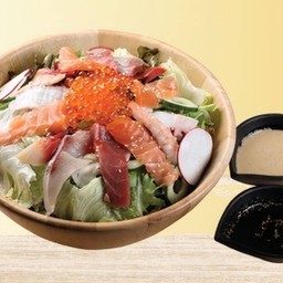 สลัดปลาดิบรวม /Sashimi salad