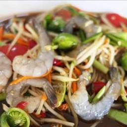 ยำกุ้งสด