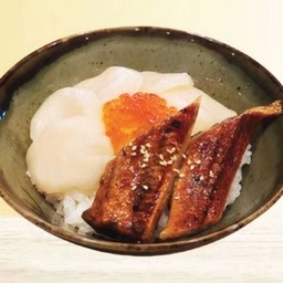 Hotate Unagi Don / ข้าวหน้าหอยเชลล์ปลาไหลย่าง