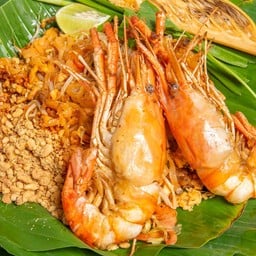 ผัดไทยกุ้งสด