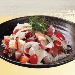 ยำปลาดิบรวมหั่นเต๋า/Sashimi Yumthai