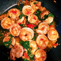 ข้าว+เครืองแกงกุ้ง(Rozali restaurant seafood halal)