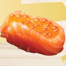 Salmon/Ikura Sushi/ซูชิแซลมอลพันไข่ปลาแซลมอล