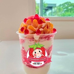 สตอเบอรี่โยเกิร์ต SIZE L (ขนาด 16 ออนซ์)