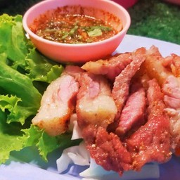 เนื่อย่างติดมันเสือ