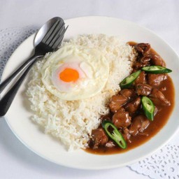 ข้าวหน้าไก่ไข่ดาว [D]