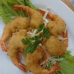 กุ้งชุปแป้งทอด