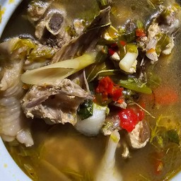 ต้มยำไก่บ้าน ถ้วย