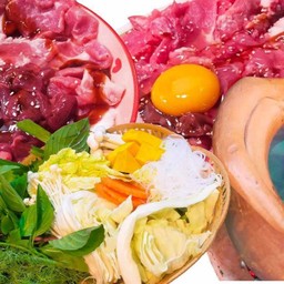 จิ่มจุ่มหมูชุดเล็กพร้อมทาน