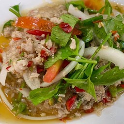 ยำวุ้นเส้นหมูสับ