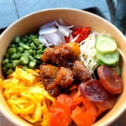 ข้าวไข่ข้นคั่วพริกเกลือ