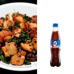 ข้าวกระเพราหมูกรอบ+เอส360ml