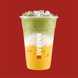 บานาน่ามัทฉะลาเต้ Banana Matcha Latte