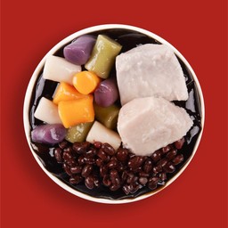 A3 เฉาก๊วย, ทาโร่บอล, เผือก, ถั่วแดง