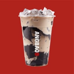 เฉาก๊วยนมน้ำตาลทรายแดง Grass Jelly Brown Sugar Milk