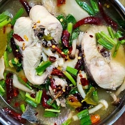 ต้มยำปลาช่อน ถ้วย