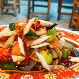 ตำไหลบัวกุ้งสด