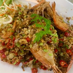 กุ้งแม่น้ำผัดพริกเกลือ