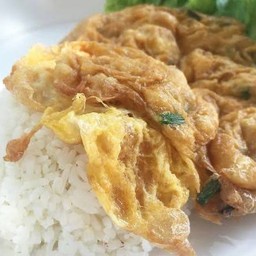 ข้าวราดไข่เจียวหมูสับ