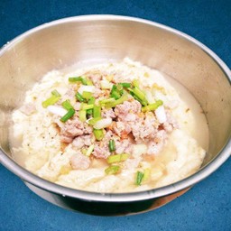 ไข่ตุ่นกระทะหมูสับ+ข้าวหอม กข.อย่างดี