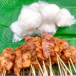 หมูปิ้ง20 ไม้ เเถม 1 ไม้