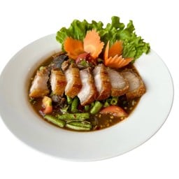 ตำถั่วหมูกรอบ