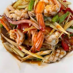 ส้มตำทะเลปลาร้า