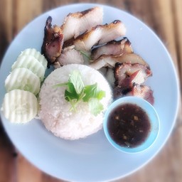 ข้าวหน้าคอหมูย่าง