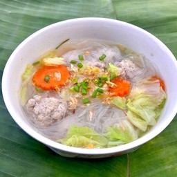 แกงจืดวุ้นเส้นหมูสับ (เป็นกับข้าว)