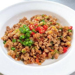 หมูสับคั่วพริกเกลือ