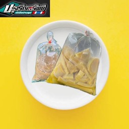 ปร่นปลาร้า+หน่อไม้ต้มย่านาง