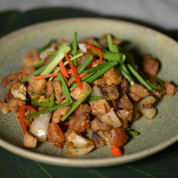 กากหมูไข่เค็ม