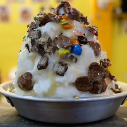 ปังเย็นนมนม+คิทแคท+m&m+โกโก้ครั้น