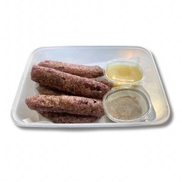 ข้าวปุกงาทอด  + อ้อยบด,นมข้นหวาน