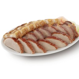 เป็ดย่าง + หมูแดงฮ่องกง + หมูกรอบจานเล็ก