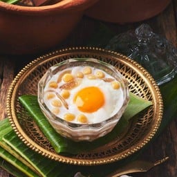 บัวลอยเนื้อตาลสุกกับไข่หวาน