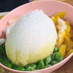 ลอดช่องขนุนมะพร้าวอ่อน(น้ำกะทิเคี่ยว)