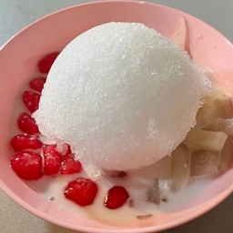 ทับทิมกรอบมะพร้าวอ่อน(น้ำกะทิสด)