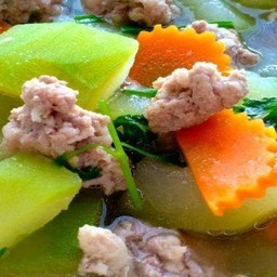 แกงจืดฟักหมูสับ