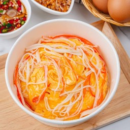 ข้าวไข่ข้นปูอัด (ไข่ข้น2ฟอง)