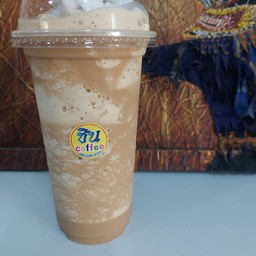 กาแฟปั่นมะพร้าวนมสด