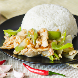 ข้าวผัดพริกไก่