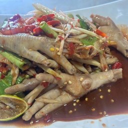 ตำตีนไก่