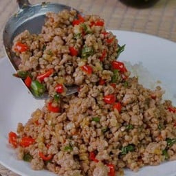 หมูสับคั่วพริกเกลือ