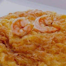 ไข่เจียวกุ้ง กับข้าว