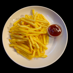 เฟรนฟรายทอด250กรัม+ซอสมะเขือเทศ
