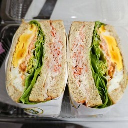 แซนวิชเกาหลีปูอัด+ไข่ดาว