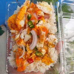 ข้าว+ยำไข่ดาว