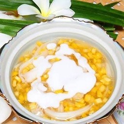 สาคูข้าวโพดมะพร้าวอ่อน
