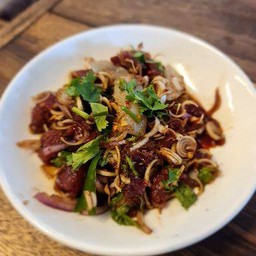 ส้าเนื้อสมุนไพร(ดิบ)